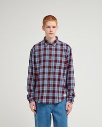 6 Button Down Regular Flannel Multi ELYWT00183 Element
