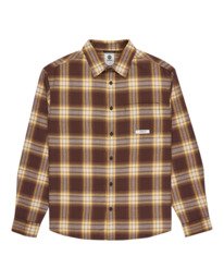 0 All Season 1Pkt Lightweight - Camisa de manga comprida para homem Marrom ELYWT00185 Element