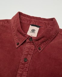2 Button Down Regular Corduroy Pink ELYWT00187 Element