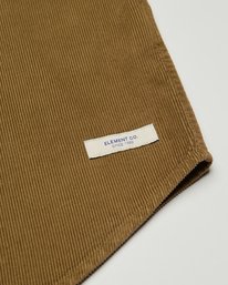 4 Button Down Regular Corduroy Braun ELYWT00187 Element