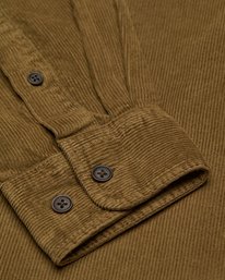 6 Button Down Regular Corduroy Marron ELYWT00187 Element