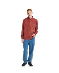 8 Button Down Regular Corduroy Pink ELYWT00187 Element