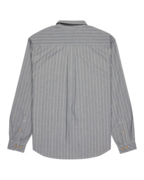 1 Button Down Regular Chambray - Long Sleeve Shirt for Men Blue ELYWT00192 Element