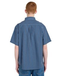 6 Regular Button Down - Short Sleeve Shirt for Men Blue ELYWT00196 Element