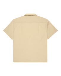 1 Seersucker Embroidery - Chemise manches courtes pour Homme Beige ELYWT00199 Element