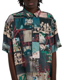 4 Relax Resort - Short Sleeve Shirt for Men Brown ELYWT00203 Element