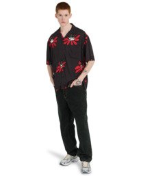 5 Relax Resort - Chemise manches courtes pour Homme Noir ELYWT00203 Element