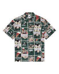 0 Regular Sb Printed - Short Sleeve Shirt for Men Green ELYWT00204 Element