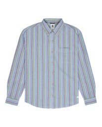 0 Button Down Regular Oxford - Camisa de manga larga para hombre Azul ELYWT00207 Element