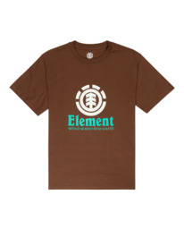 0 Vertical - T-Shirt for Men Brown ELYZT00152 Element