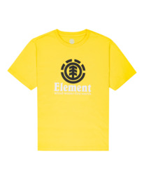0 Vertical - T-Shirt for Men Yellow ELYZT00152 Element