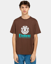 2 Vertical - T-Shirt for Men Brown ELYZT00152 Element