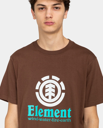 4 Vertical - T-Shirt for Men Brown ELYZT00152 Element