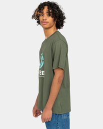3 Vertical - T-Shirt für Männer Grün ELYZT00152 Element