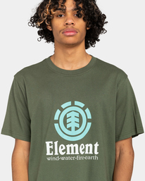 4 Vertical - T-Shirt für Männer Grün ELYZT00152 Element