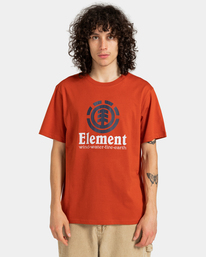 2 Vertical - T-Shirt for Men Orange ELYZT00152 Element