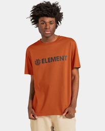 2 Blazin - T-Shirt for Men Orange ELYZT00155 Element