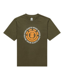 0 Seal - T-Shirt für Männer Braun ELYZT00156 Element