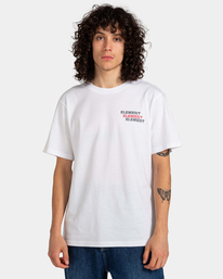 2 Curbs - T-shirt pour Homme Blanc ELYZT00157 Element