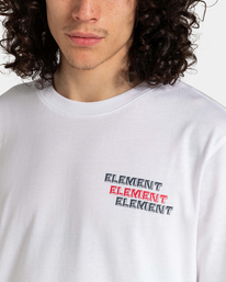4 Curbs - T-shirt pour Homme Blanc ELYZT00157 Element