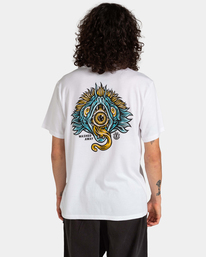 6 Element x Timber The Eye - T-shirt Unisex Blanc ELYZT00202 Element