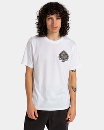2 Element x Timber The Eye - T-shirt Unisex Blanc ELYZT00202 Element