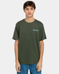 2 Blazin - T-Shirt for Men Green ELYZT00264 Element