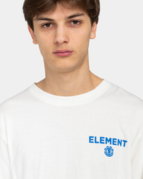 4 Disco - Long Sleeve T-Shirt for Men White ELYZT00285 Element