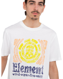 4 Volley - T-Shirt for Men White ELYZT00362 Element