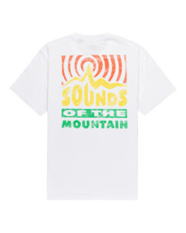 1 Sounds Of The Mountains - T-shirt décontracté pour Homme Blanc ELYZT00366 Element