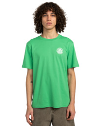 2 Seal BP - Short Sleeves T-Shirt for Men Green ELYZT00490 Element