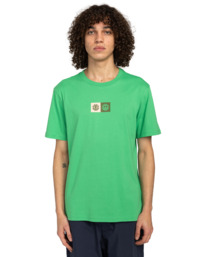 2 Dual - Short Sleeves T-Shirt for Men Green ELYZT00492 Element