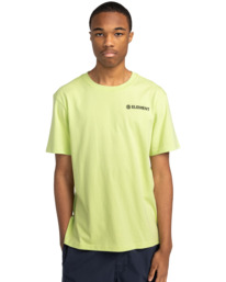 2 Blazin - Short Sleeves T-Shirt for Men Green ELYZT00494 Element