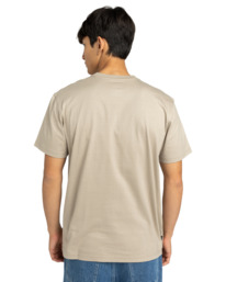 7 Blazin - Camiseta de manga corta para Hombre Beige ELYZT00494 Element