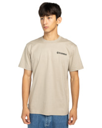 3 Blazin - Camiseta de manga corta para Hombre Beige ELYZT00494 Element