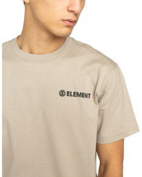 5 Blazin - Camiseta de manga corta para Hombre Beige ELYZT00494 Element