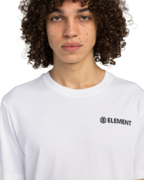 3 Blazin - Short Sleeves T-Shirt for Men White ELYZT00494 Element