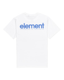 1 Simple Logo - Camiseta de manga corta para Hombre Blanco ELYZT00495 Element