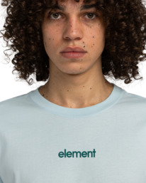 3 Simple Logo - Camiseta de manga corta para Hombre Azul ELYZT00495 Element