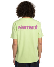 6 Simple Logo - Camiseta de manga corta para Hombre Verde ELYZT00495 Element