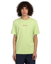 2 Simple Logo - Short Sleeves T-Shirt for Men Green ELYZT00495 Element