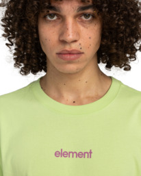 3 Simple Logo - Camiseta de manga corta para Hombre Verde ELYZT00495 Element