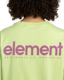 4 Simple Logo - Camiseta de manga corta para Hombre Verde ELYZT00495 Element