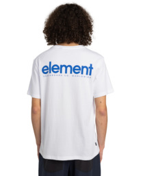 6 Simple Logo - Camiseta de manga corta para Hombre Blanco ELYZT00495 Element