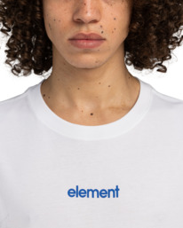 3 Simple Logo - Camiseta de manga corta para Hombre Blanco ELYZT00495 Element