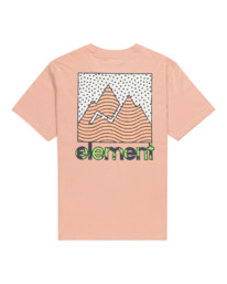 1 Joint Texture - Short Sleeves T-Shirt for Men Pink ELYZT00496 Element