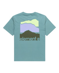 1 3 Horizons - Short Sleeves T-Shirt for Men Blue ELYZT00501 Element