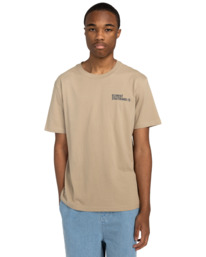 2 Day And Night - Short Sleeves T-Shirt for Men Beige ELYZT00502 Element