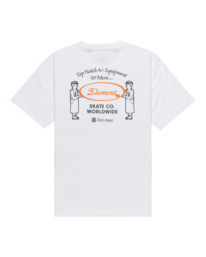 1 Top Notch - Short Sleeves T-Shirt for Men White ELYZT00504 Element