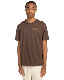 2 Supplier - Short Sleeves T-Shirt for Men Brown ELYZT00505 Element